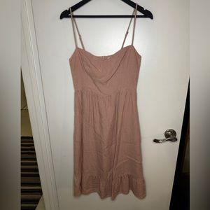 Reformation midi linen dress